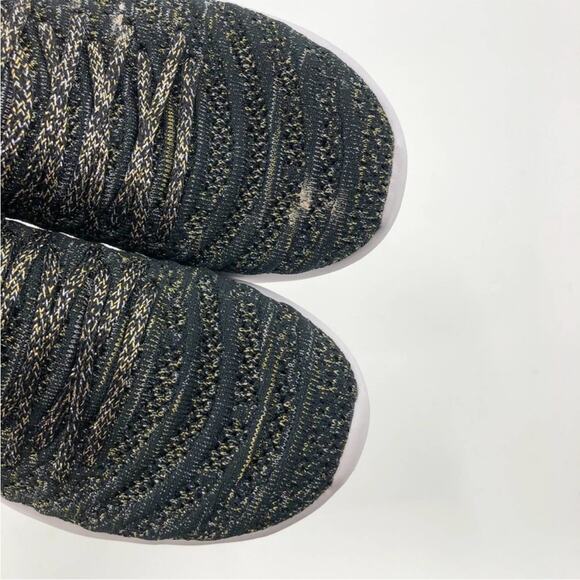 APL Techloom Wave Hybrid Black Gold Silver Pull-On Cushioned Running Shoe 7 - Picture 5 of 7